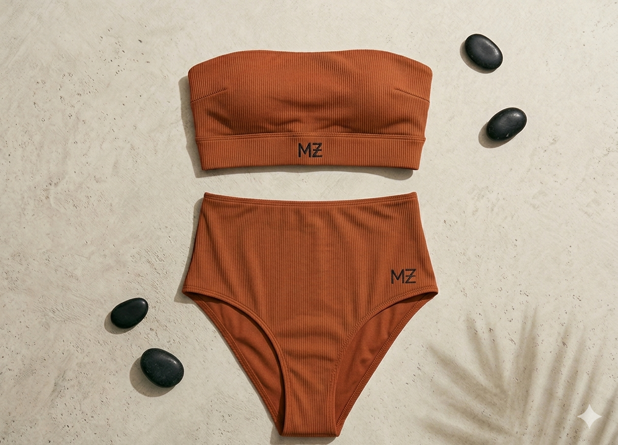 Orange svømmesæt